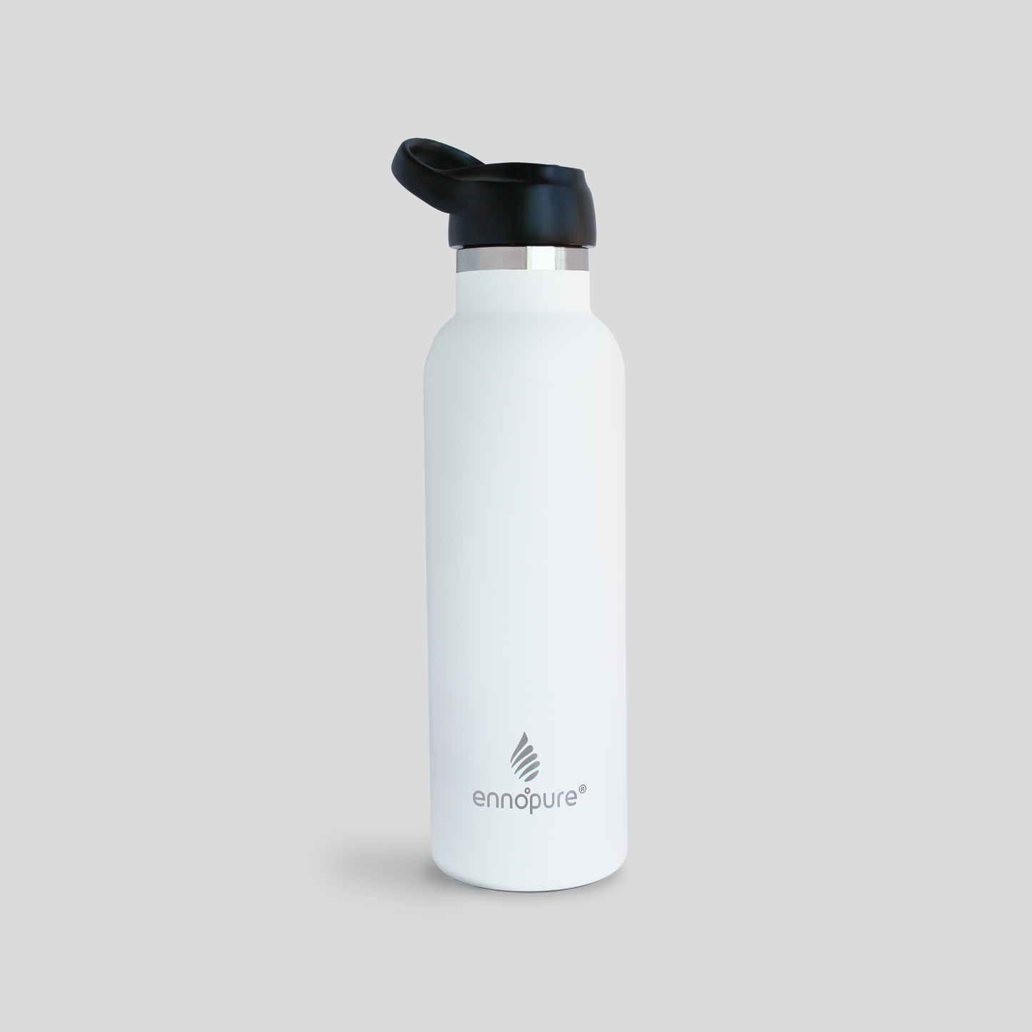 ePureFlo 20oz white water bottle