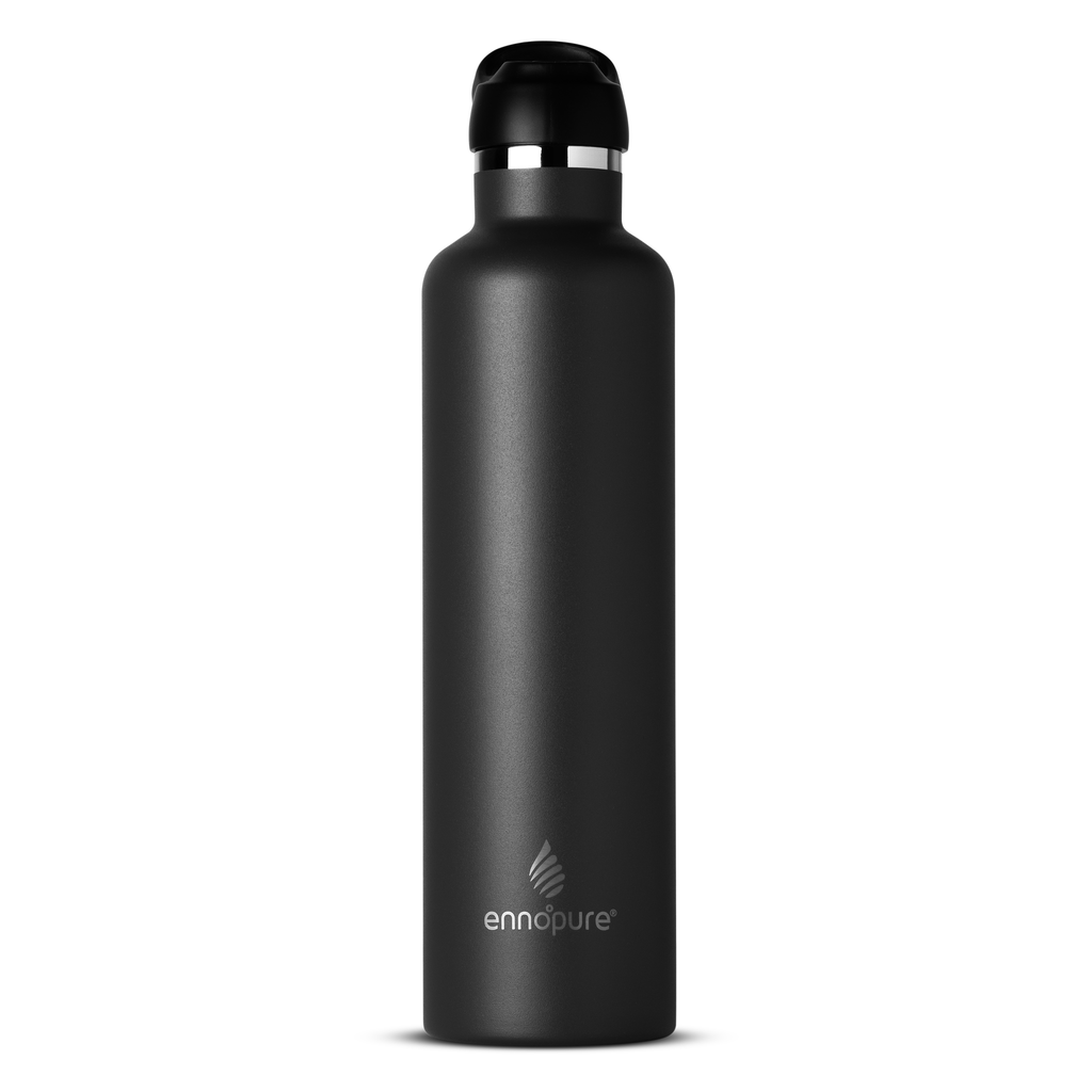 ePureFlow 34oz grey water bottle