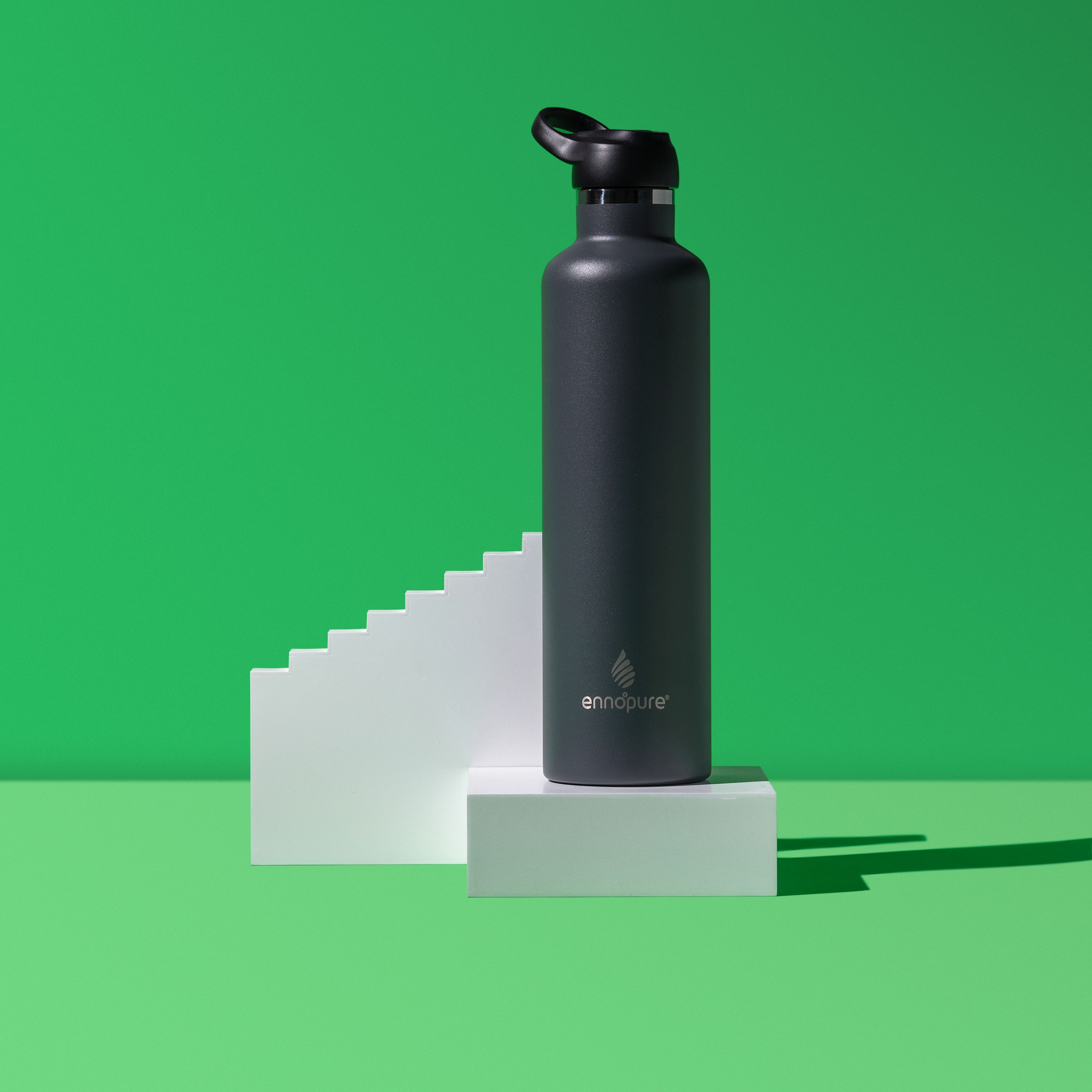 ePureFlow 34oz grey water bottle