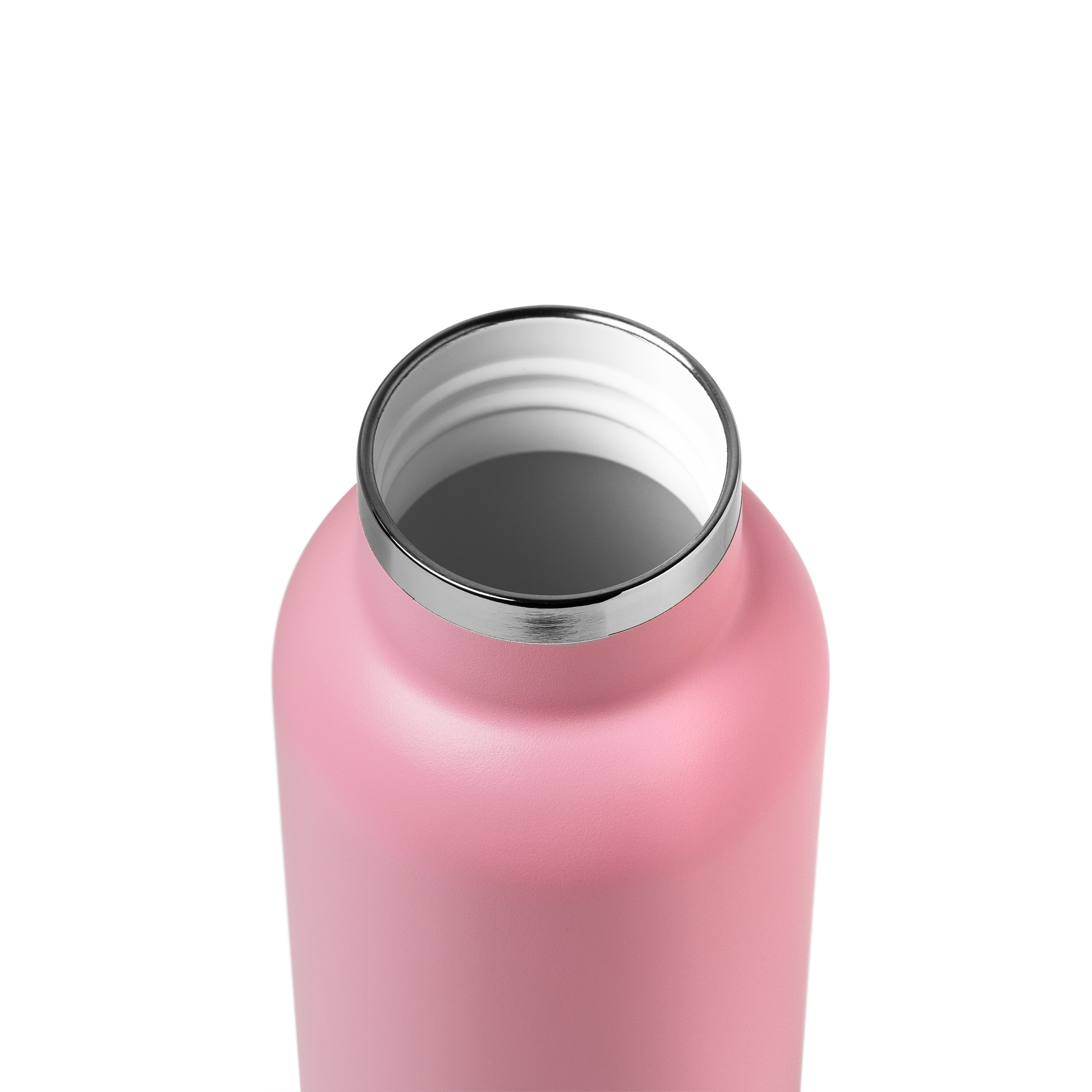 ePureFlow 20oz pink water bottle opening