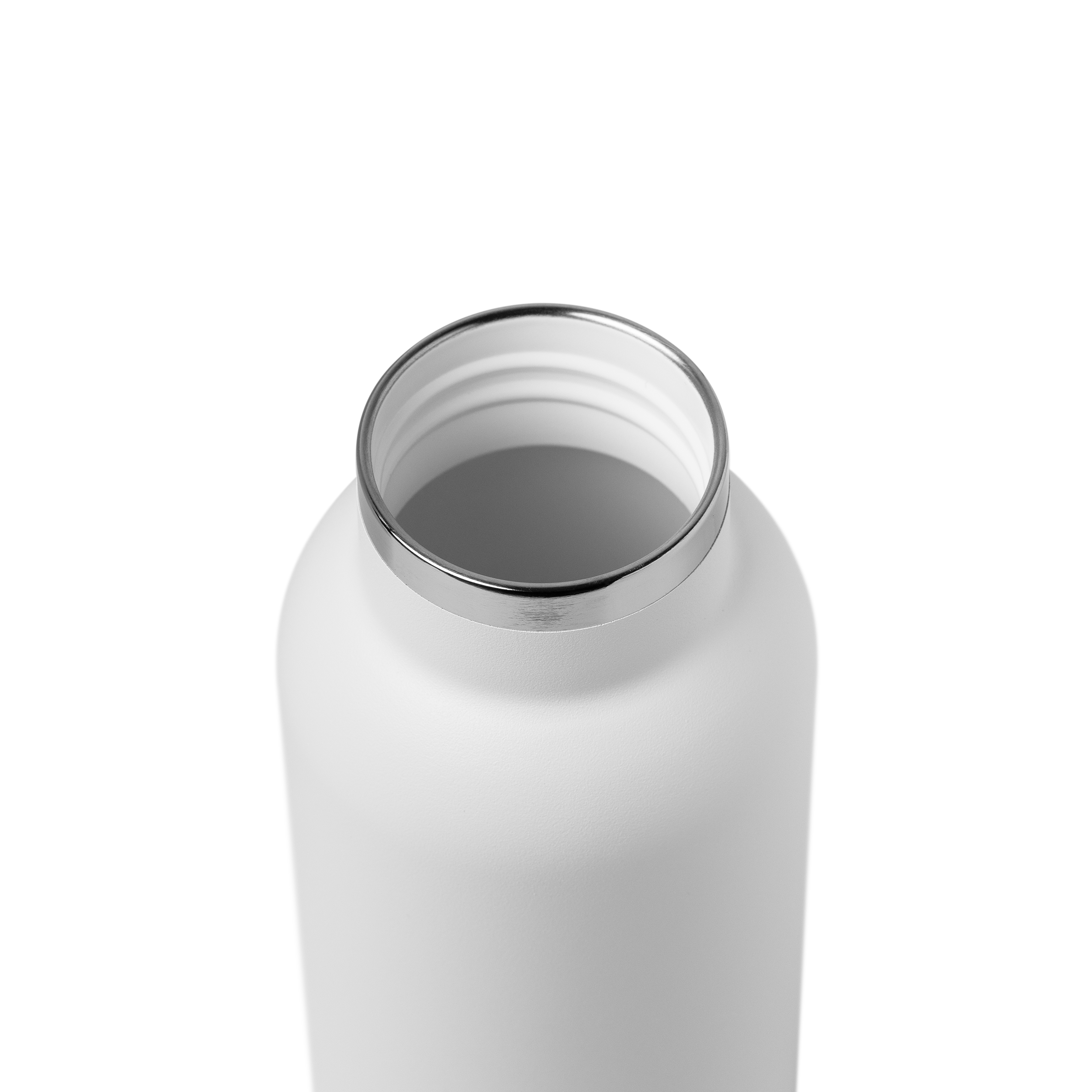 ePureFlow 20oz white water bottle opening