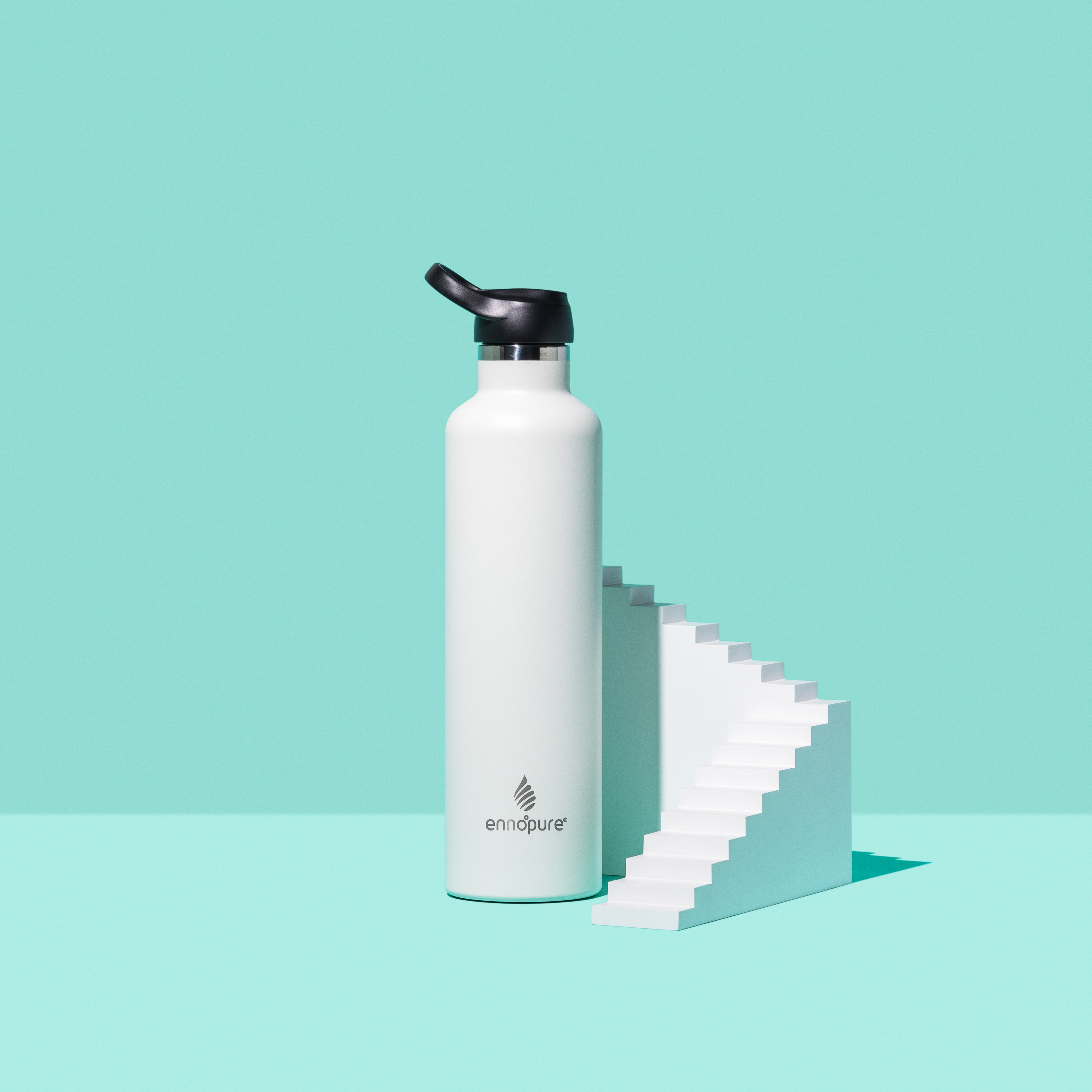 ePureFlo 34oz white bottle